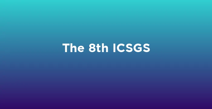 Featured image for The 8th ICSGS