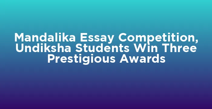 Featured image for Mandalika Essay Competition, Undiksha Students Win Three Prestigious Awards